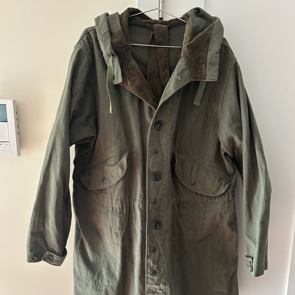 Engineered Garments Olive Green Military Surplus Style Men’s Jacket